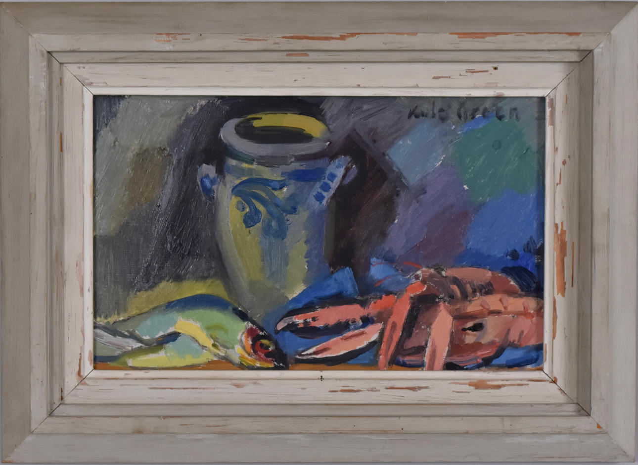 KULO GREEN. Oil on canvas.