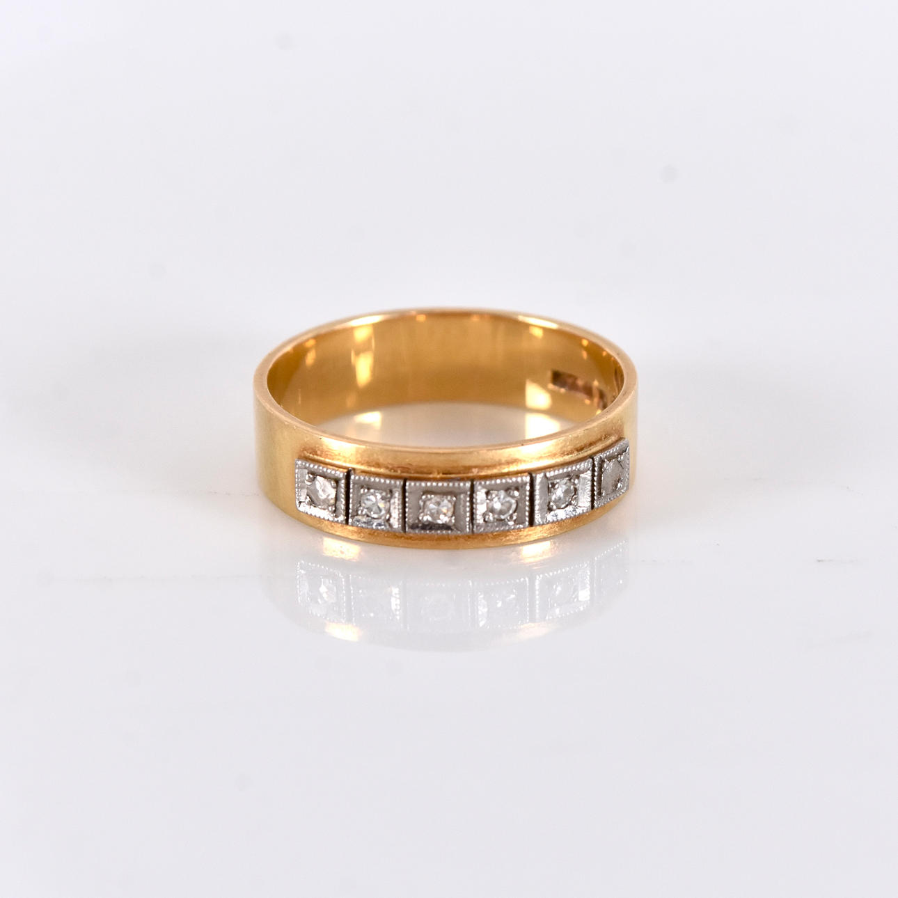 DIAMOND RING, 0,05ct, 18K.