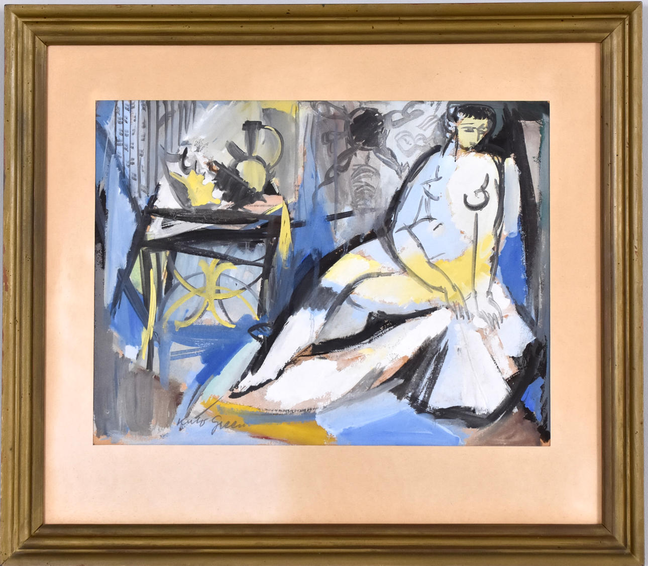 KULO GREEN. Gouache.