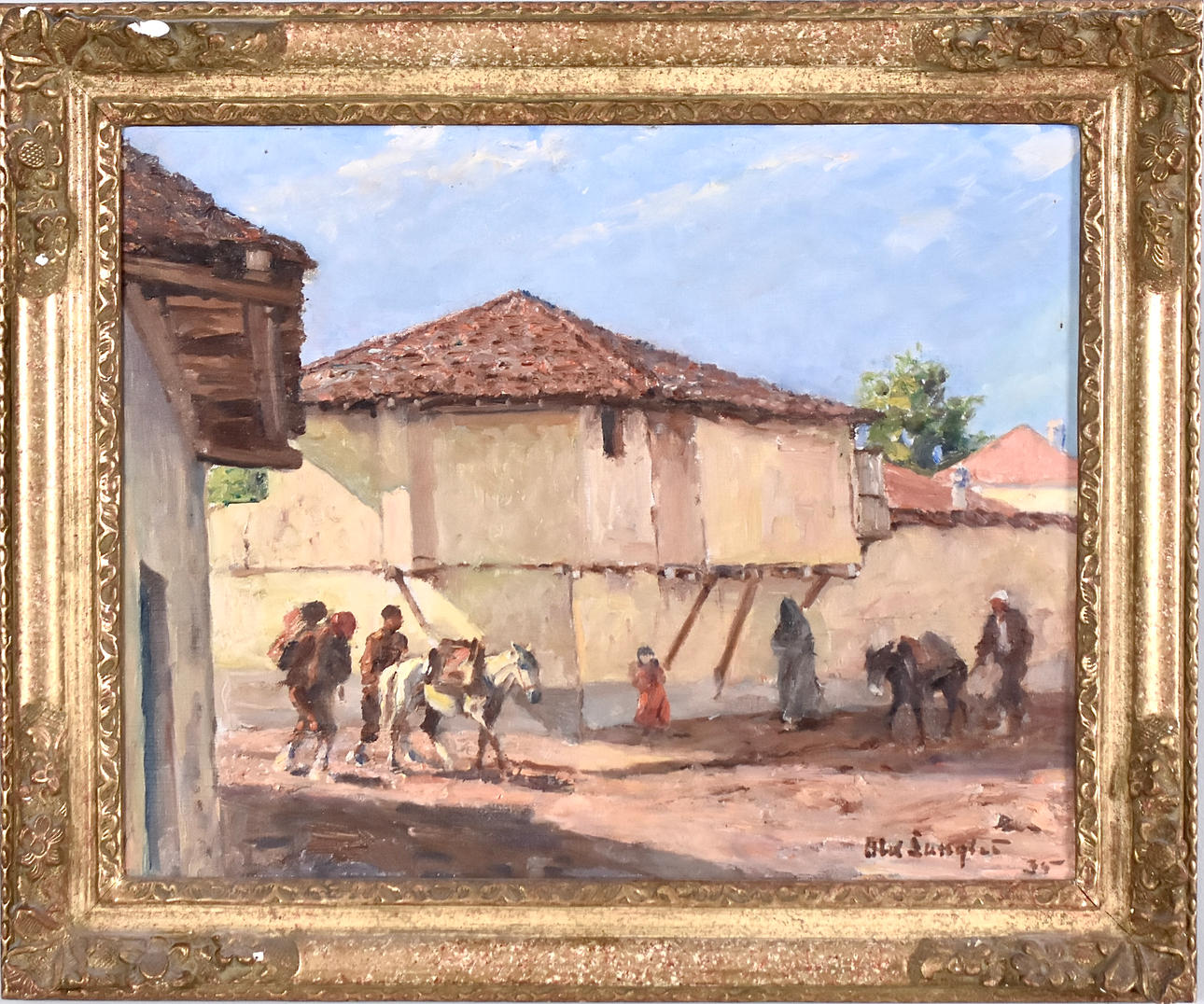 OIDENTIFIERAD KONSTNÄR. Oil on panel.