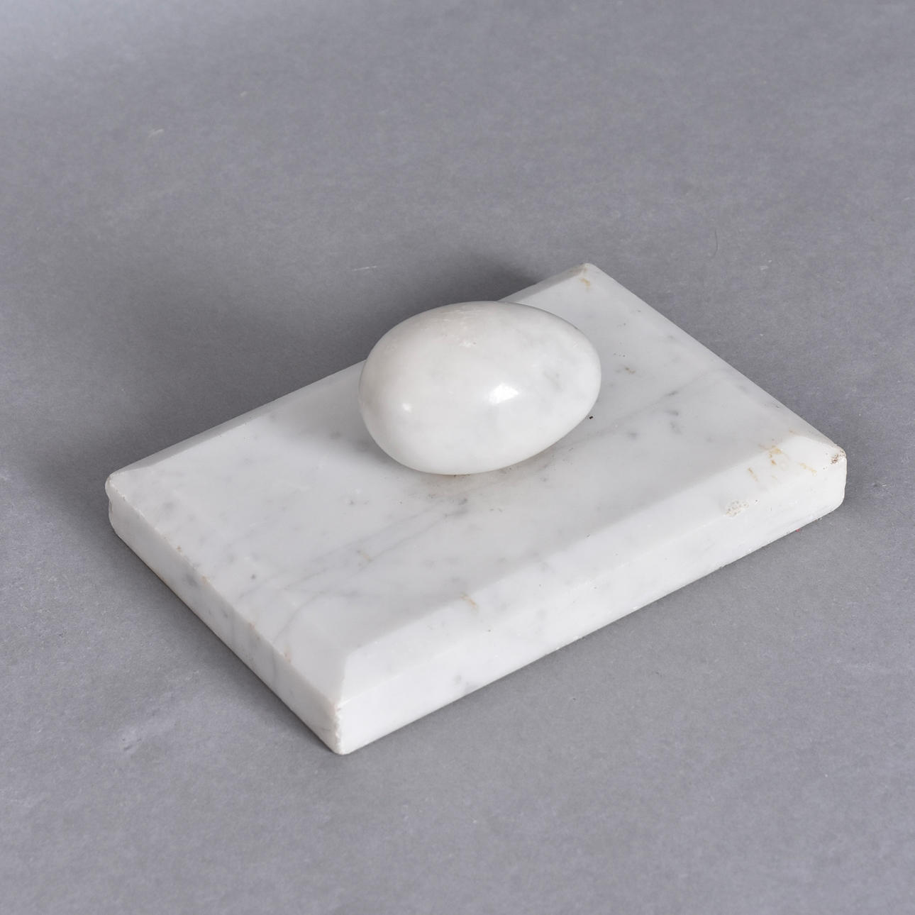 LETTERPRESS; white marble.