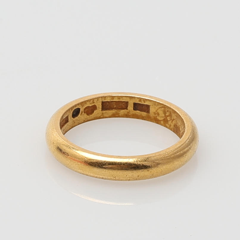 WEDDING RING, 18K gold.