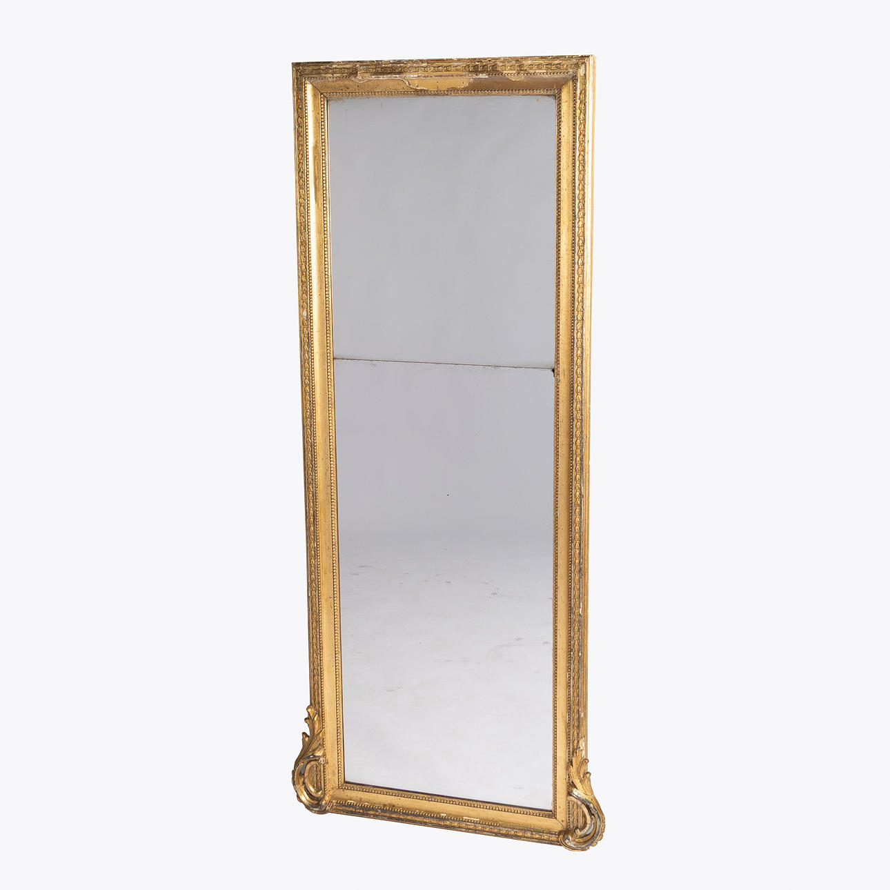 A Gustavian mirror, 17th/19th century.