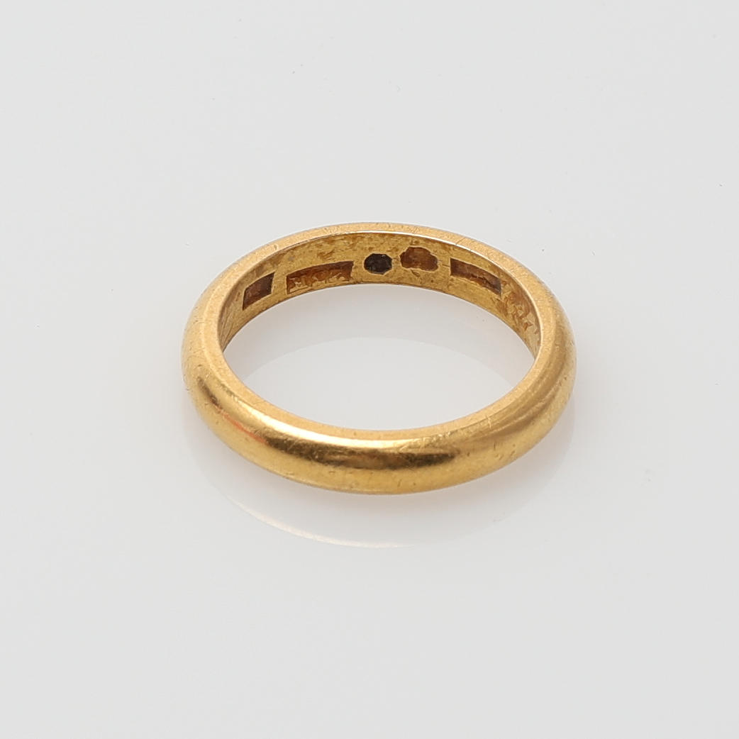 WEDDING RING, 18K gold.