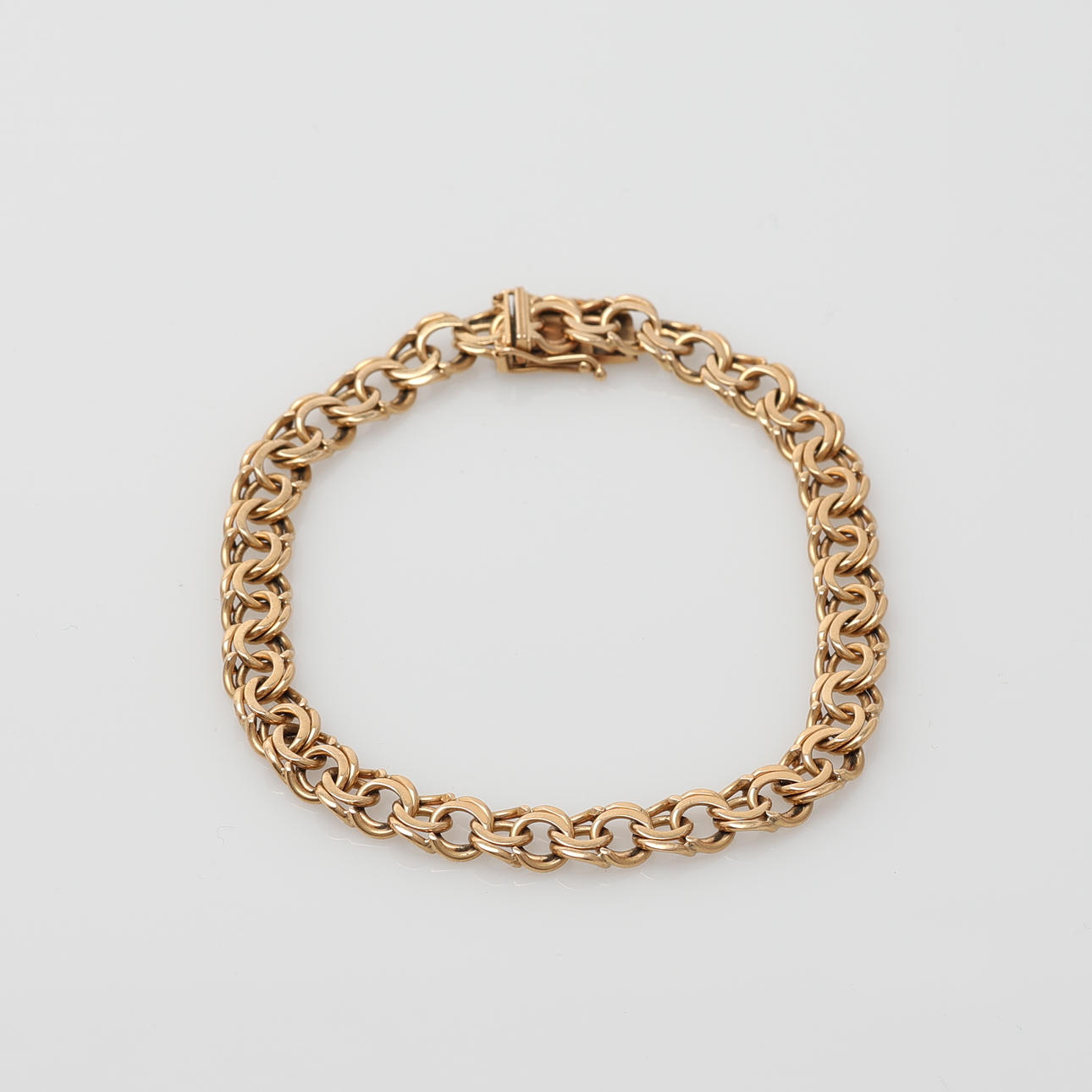 BRACELET, Bismarck link, 18K gold, Köping 1958.