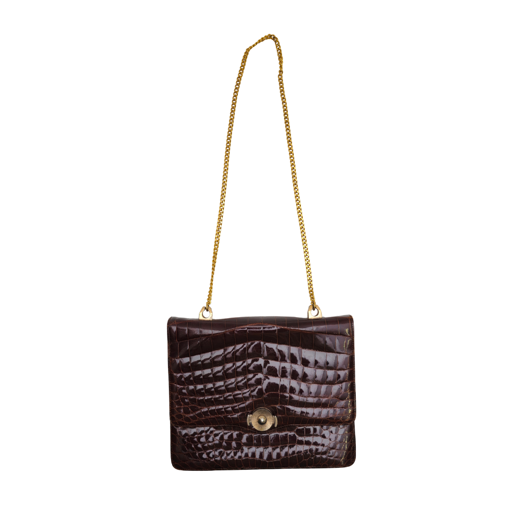 REPTILE LEATHER BAG.