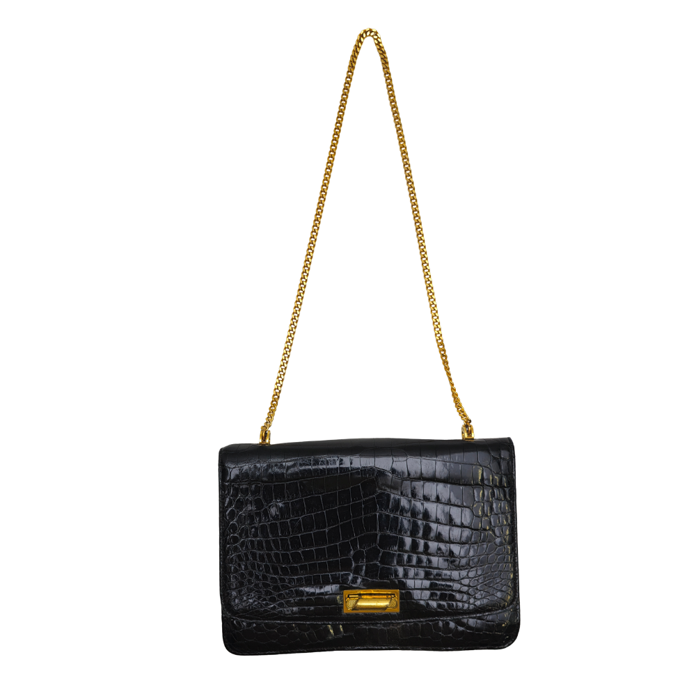 REPTILE LEATHER BAG.