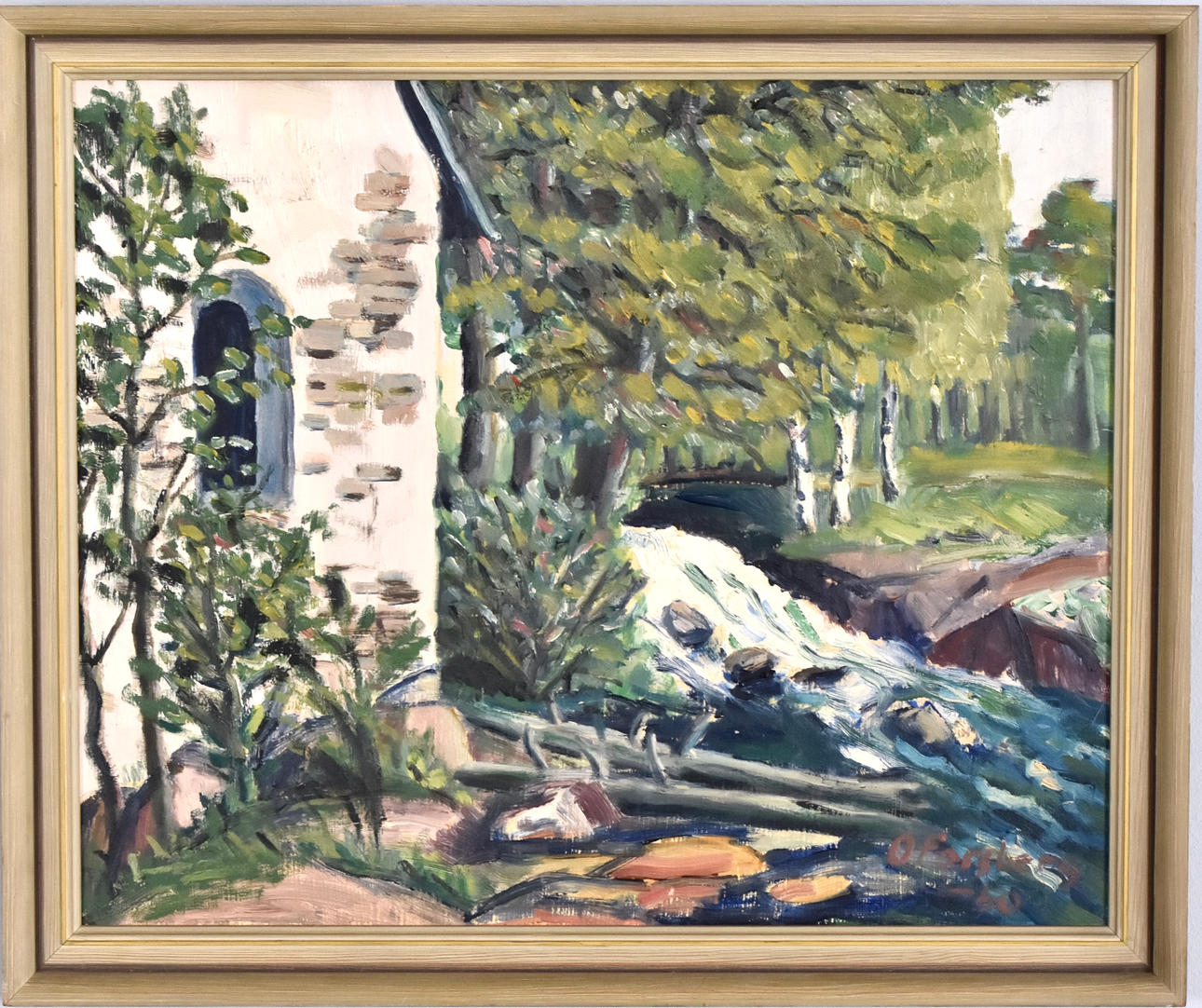 OIDENTIFIERAD KONSTNÄR. Oil on panel.