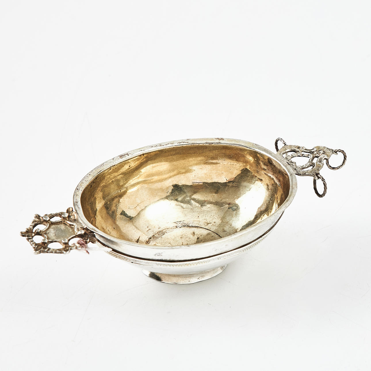 A silver Sami bowl, Johan Westerberg, (1807-1829, Piteå.