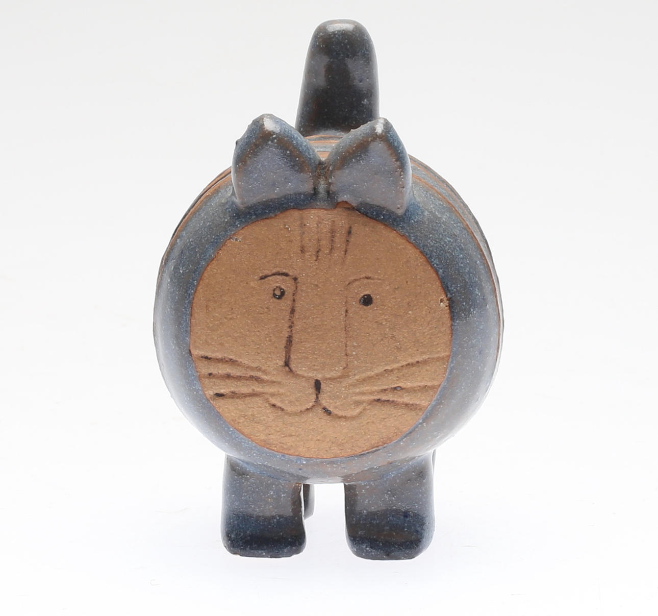 LISA LARSON. Figur, stengods, "Katt" ur serien "Menageri", Gustavsberg.