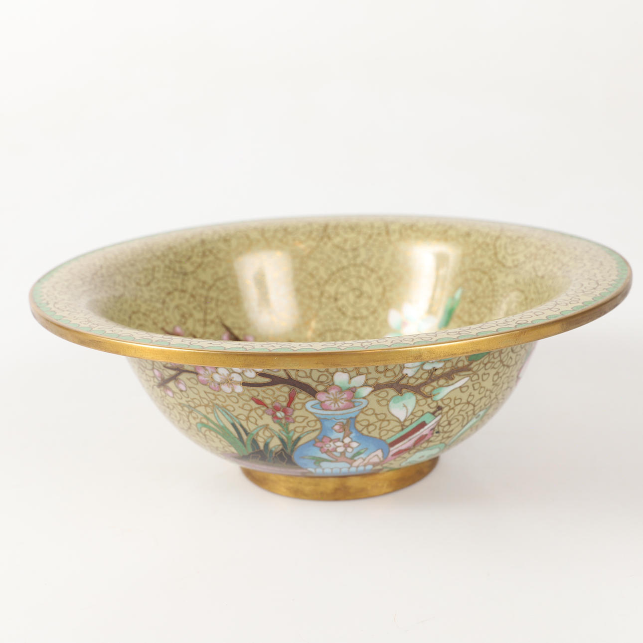 BOWL, cloisonné, China.