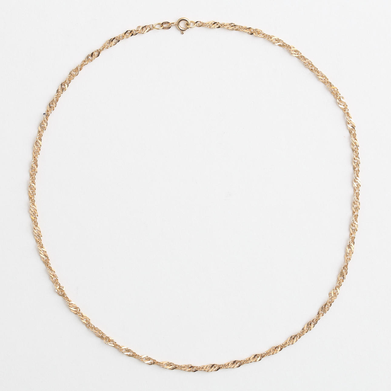 CHAIN, 18 k gold, 7, 18 grams.