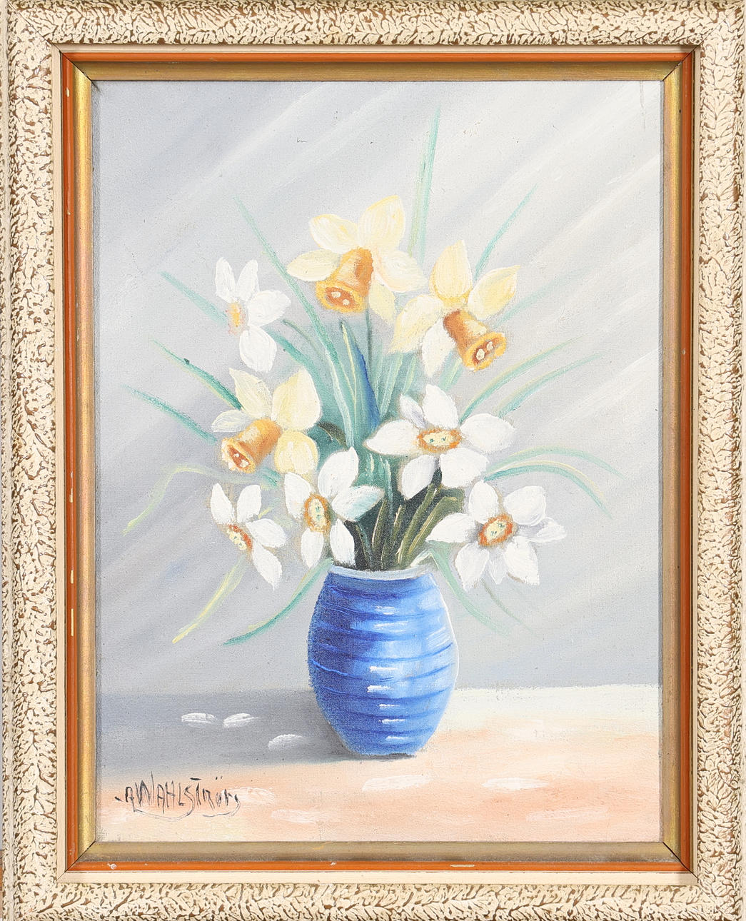 RUNE WAHLSTRÖM. OIL ON CANVAS, signed.