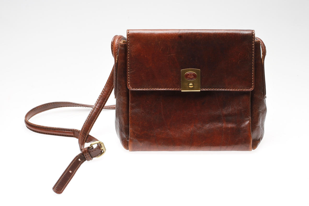 VÄSKA, skinn, The Bridge, Italien.