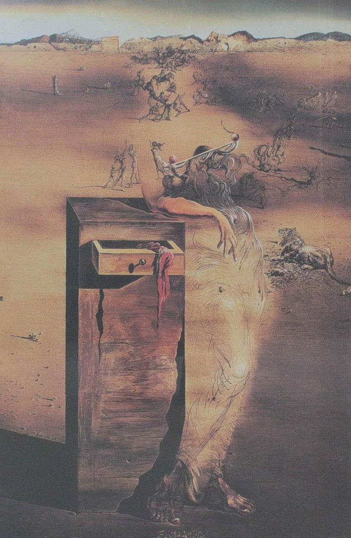 AFTER SALVADOR DALÍ. 'España', print.