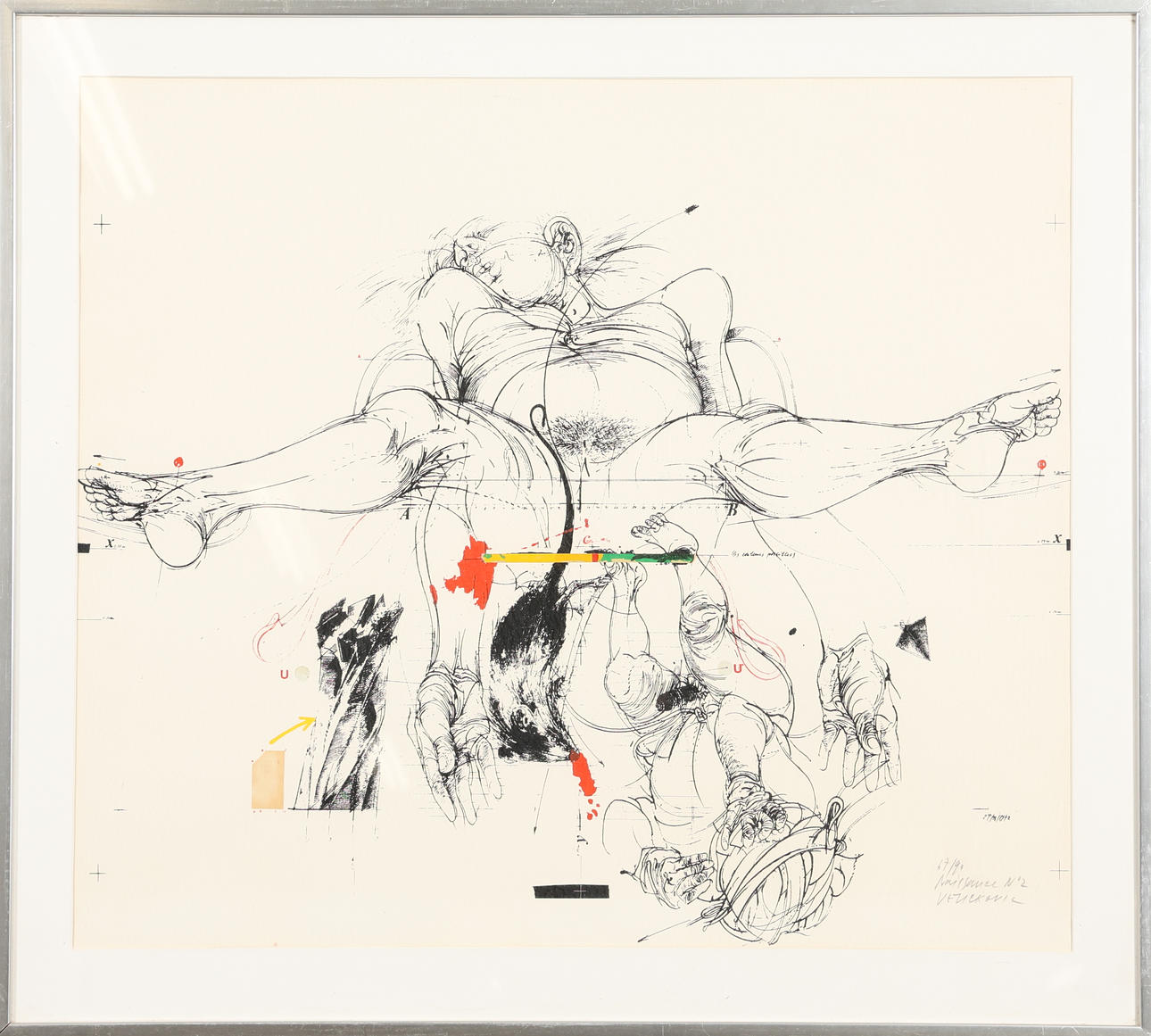 VLADIMIR VELICKOVIC. LITHOGRAPHY signed and numbered.