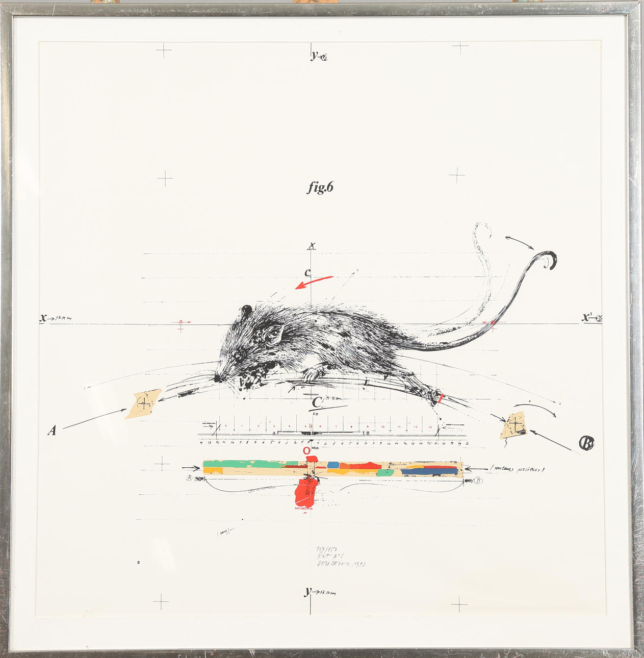 VLADIMIR VELICKOVIC. LITHOGRAPHY signed and numbered.