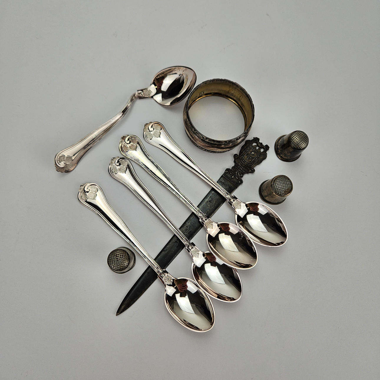 SILVER OBJECT, weight approx. 116 grams.