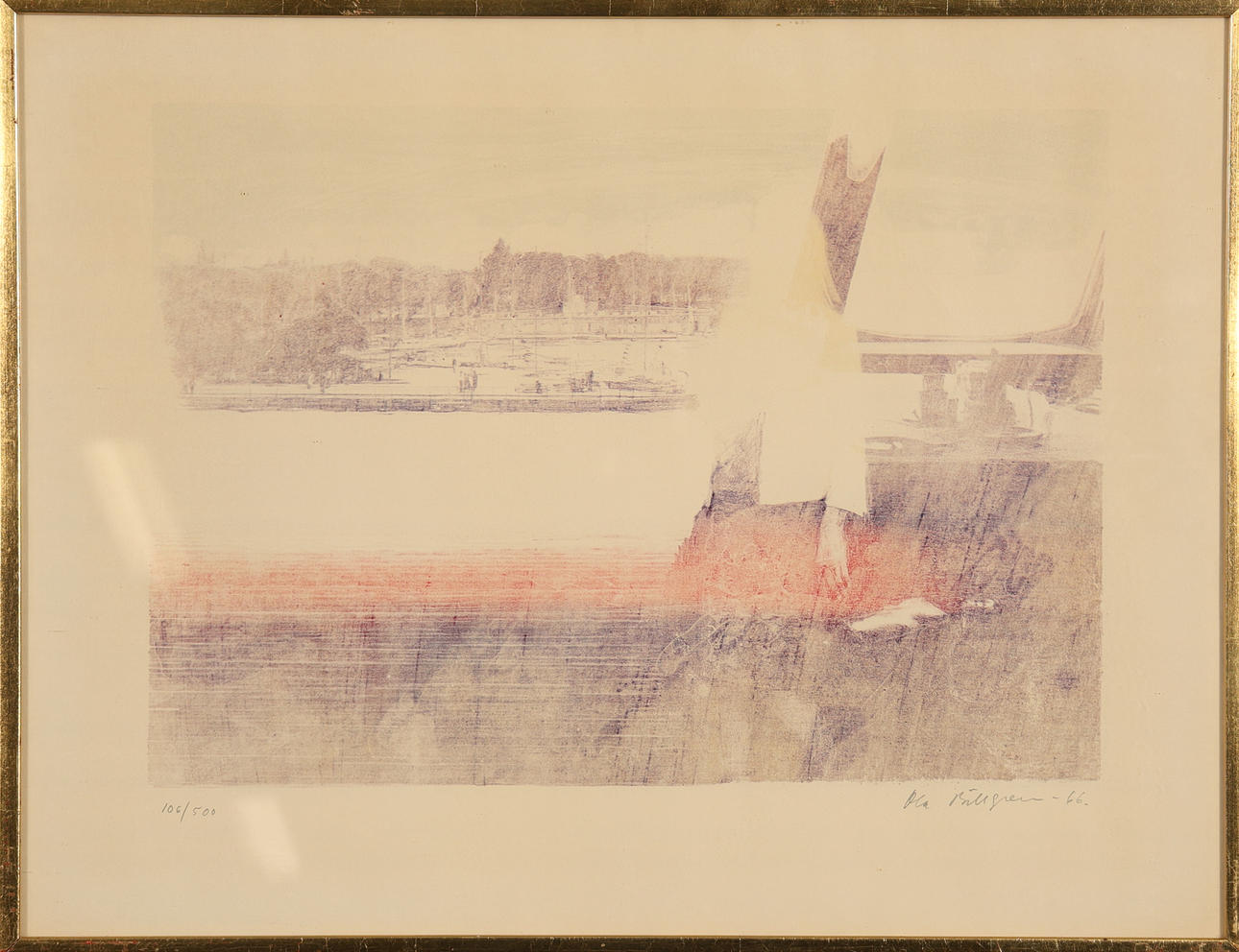 OLA BILLGREN. LITHOGRAPHY, signed and numbered.