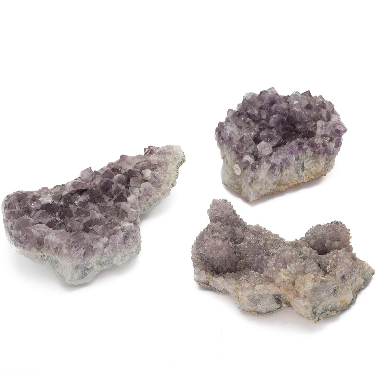 AMETISTKLUSTER, 3 st, Sydamerika.