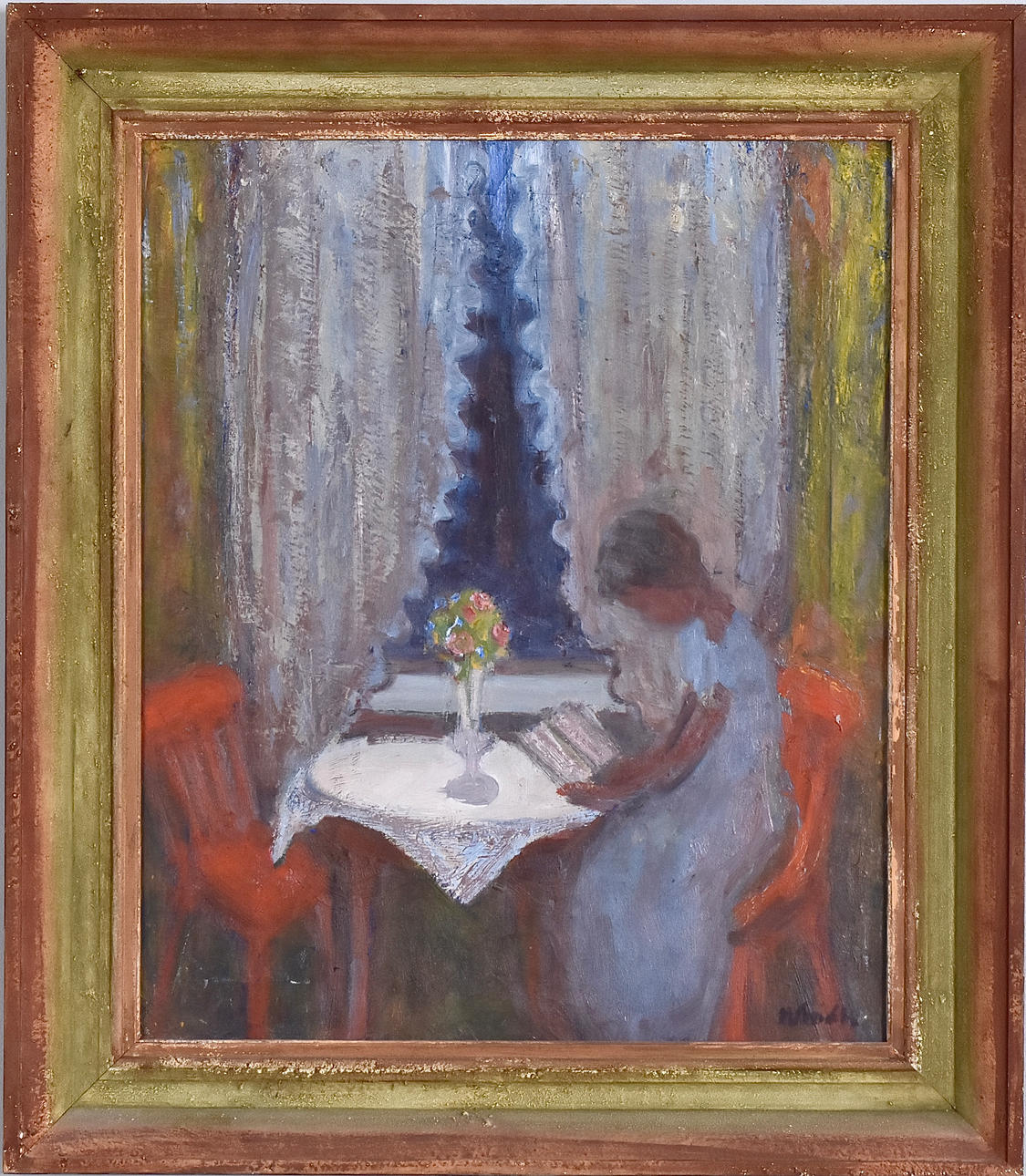 HANS STRIDH. Oil on canvas.