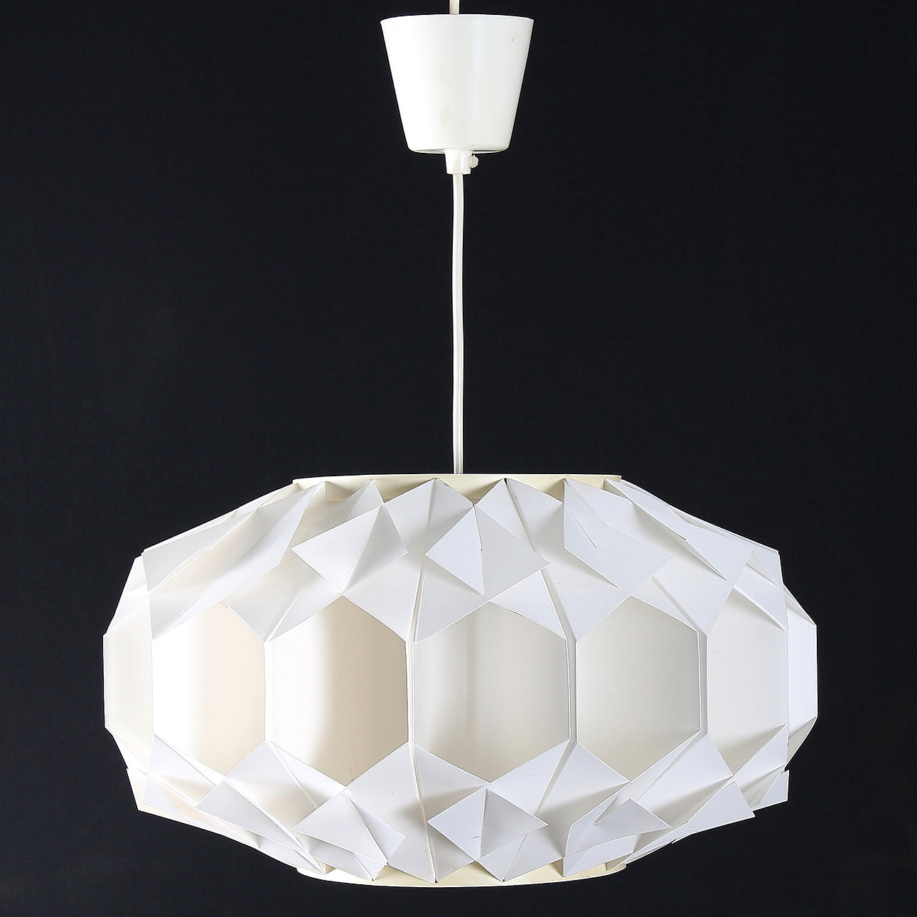 TAKLAMPA, plast, 1960/70-tal.