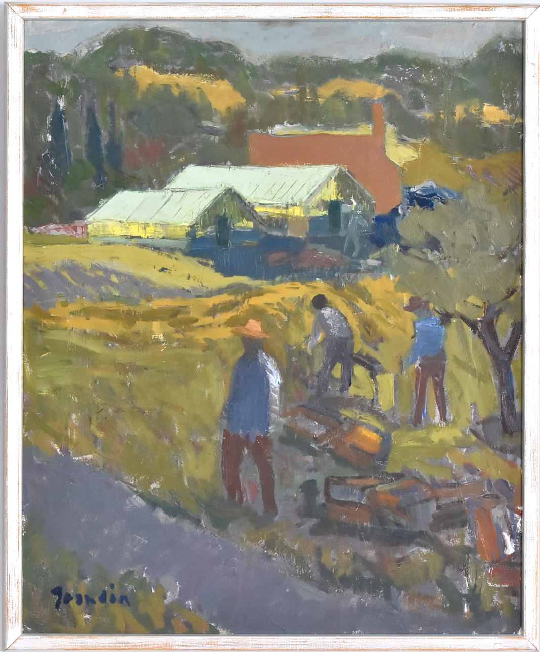 SVÄN GRANDIN. Oil on panel.