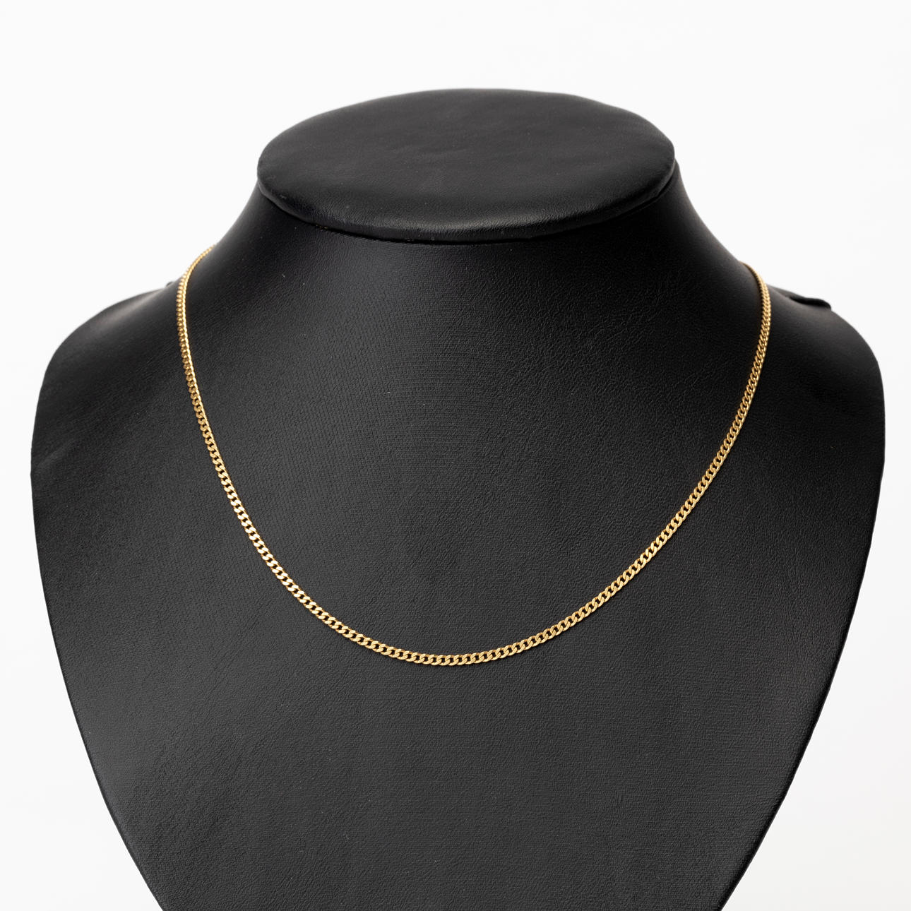 NECKLACE, 18K gold, armour-link.