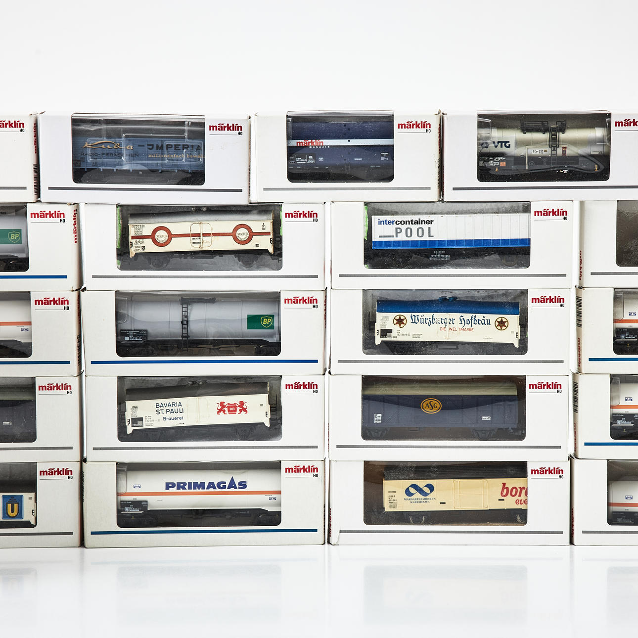 MÄRKLIN, container trolleys, 28 pcs., H0.