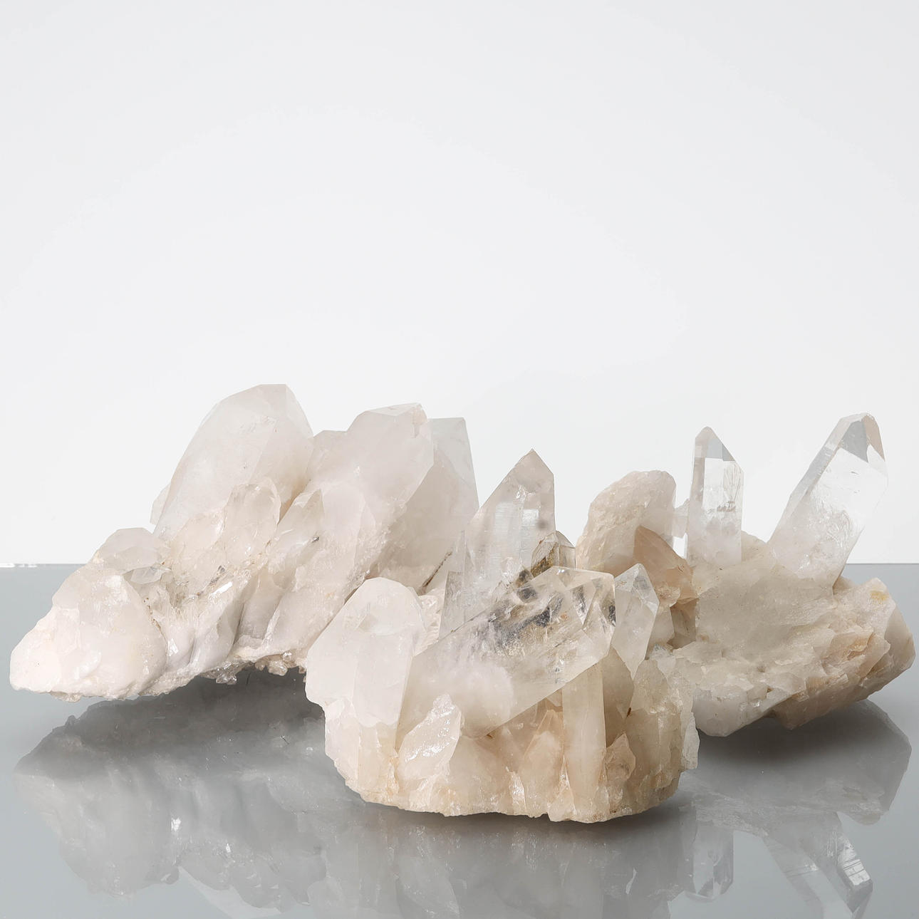 BERGKRISTALL, 3 st, kluster, Sydamerika.