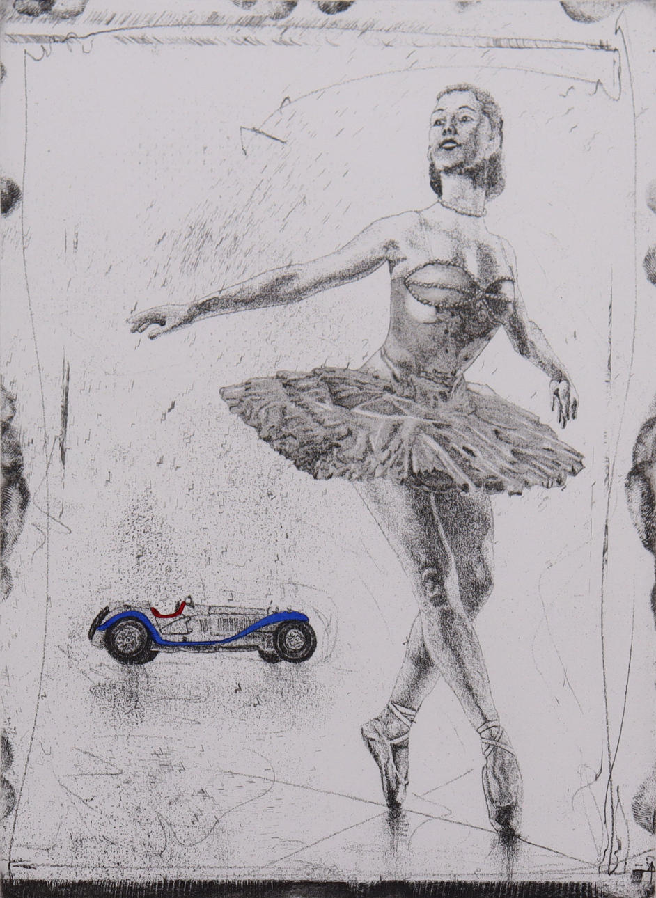 JAN DAHLGREN. etsning, dansös.