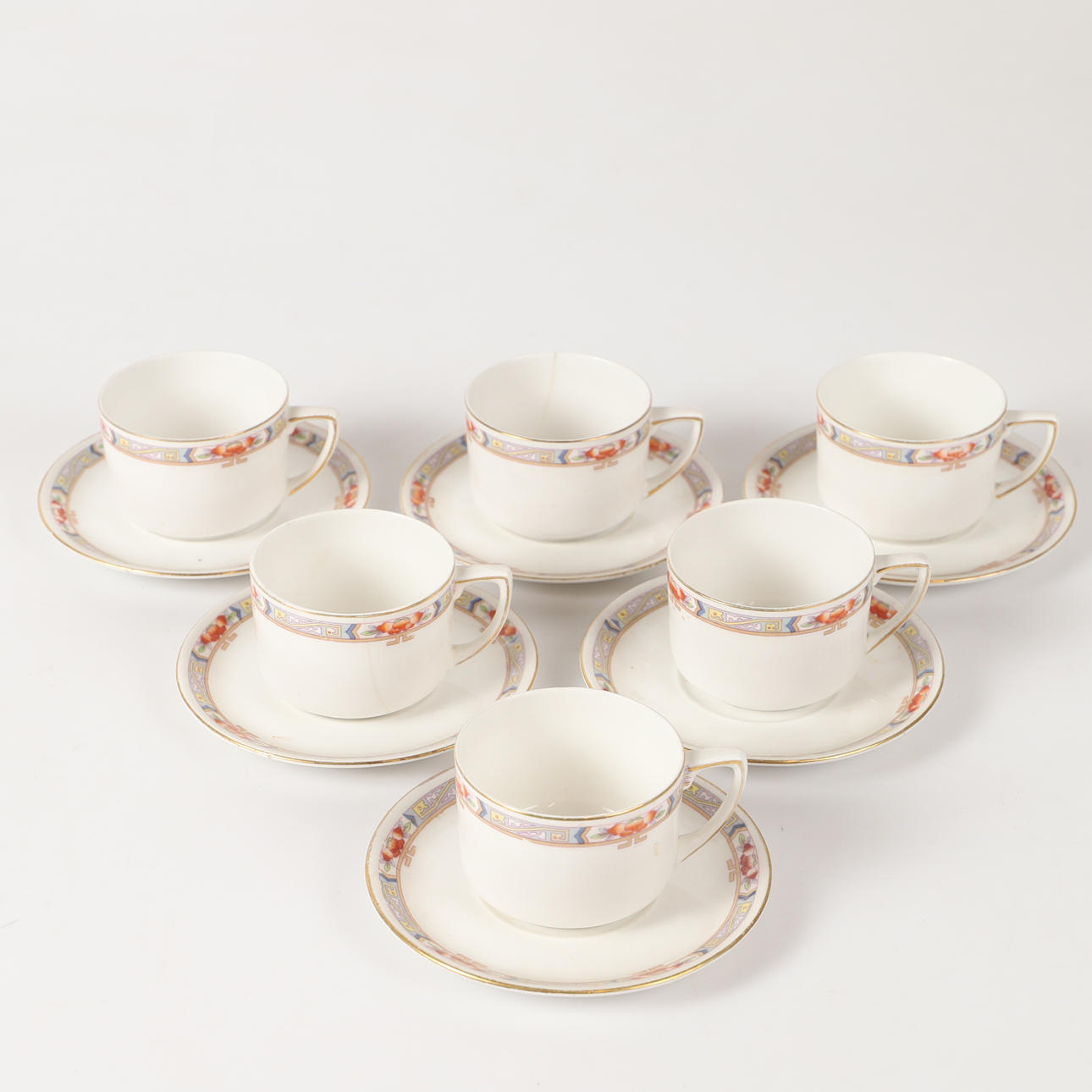 Coffee set, 12 pieces, Rörstrand.