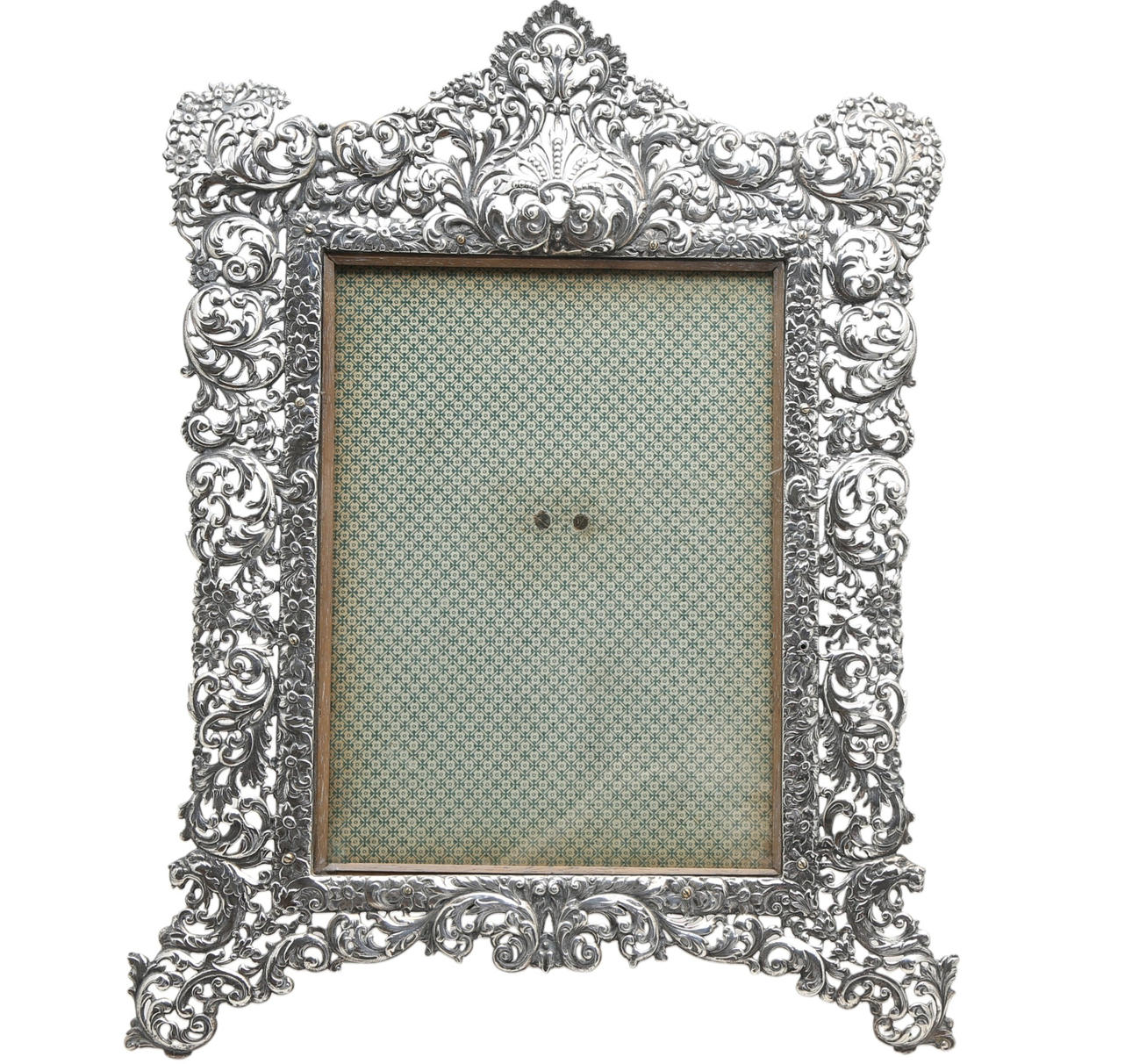 Picture frame in openwork silver, 20th Century. Silver & Metals ...