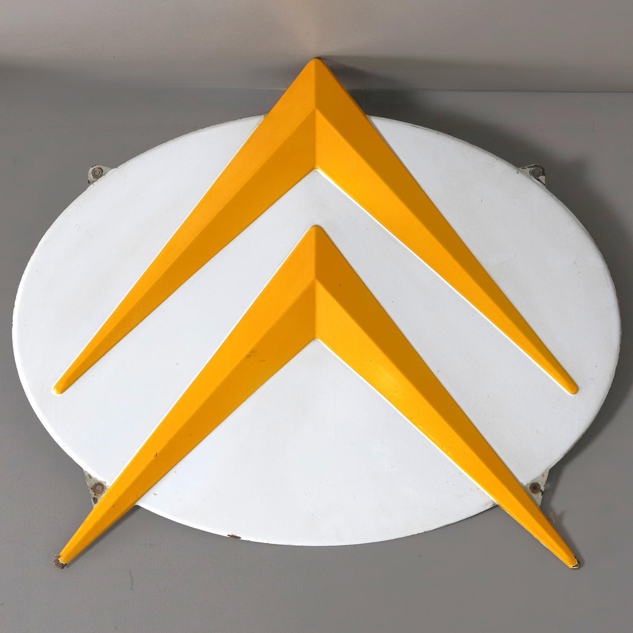 Enamel plate CITROEN, 1960's.