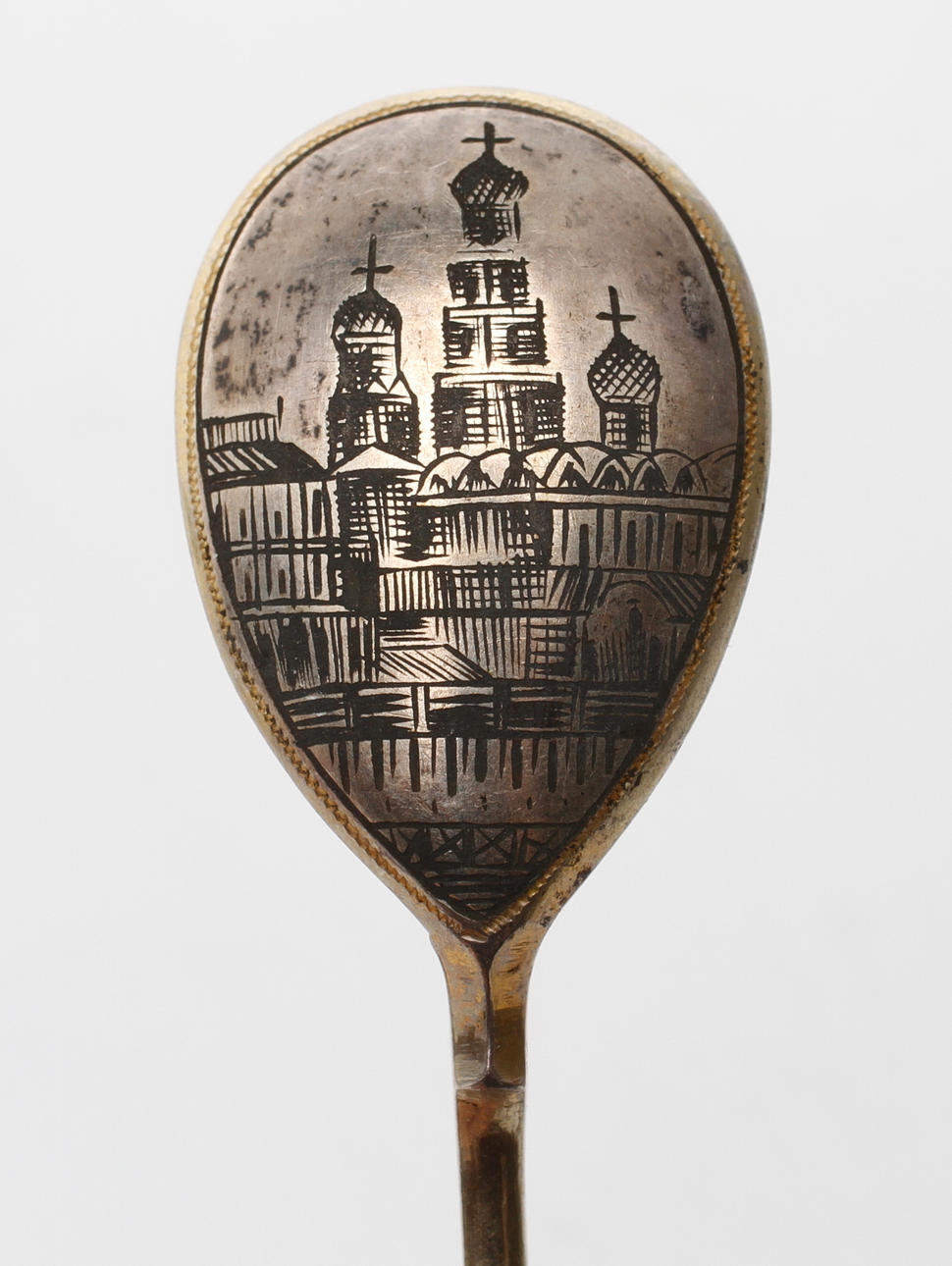 TESKEDAR, 4 st, Stepan Levin(verksam 1875-1897) Moskva, vikt ca 50,7 gram.