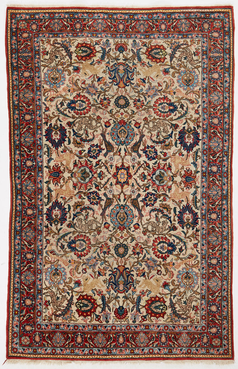 ORIENTMATTA, semiantik, figural, ca 210x135 cm.