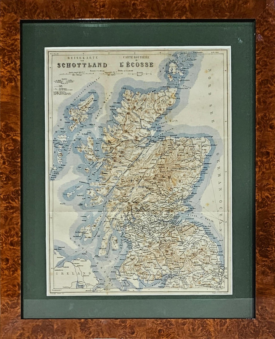 Map of Scotland.