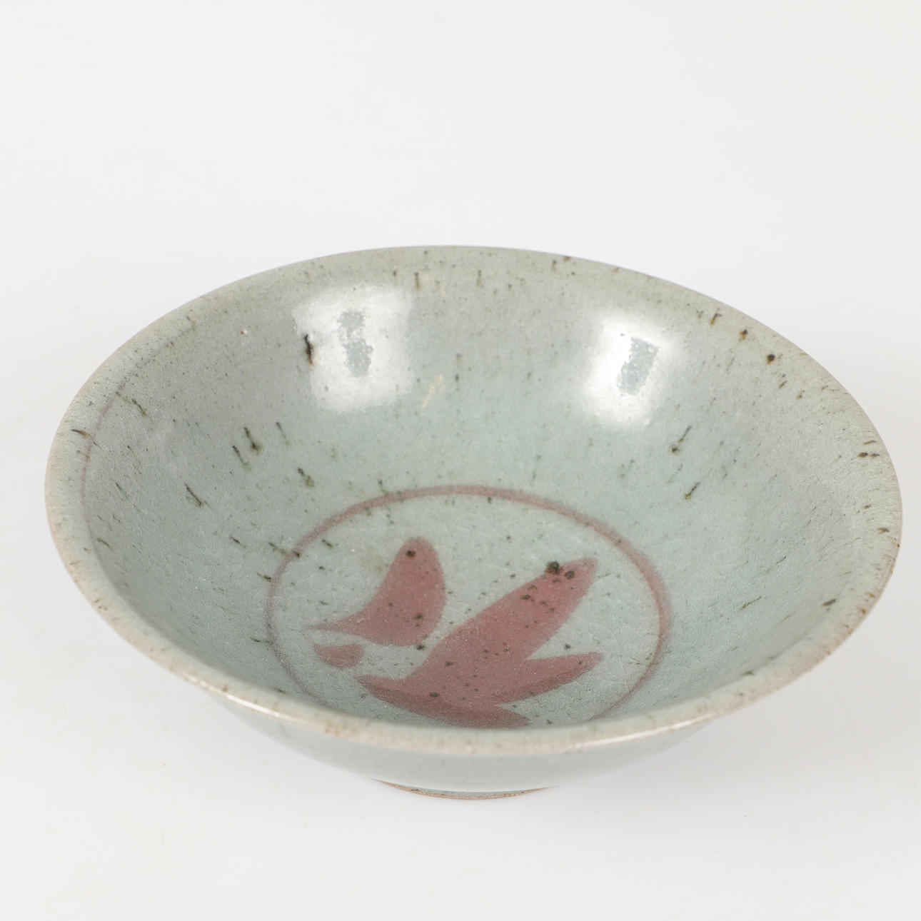 TOMAS ANAGRIUS. Skål, glaserat stengods, signerad.