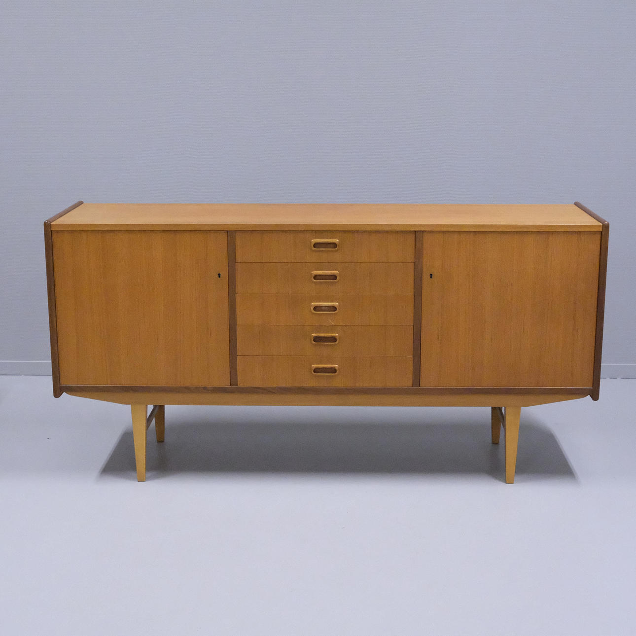 SIDEBOARD, TEAK, 1960S.