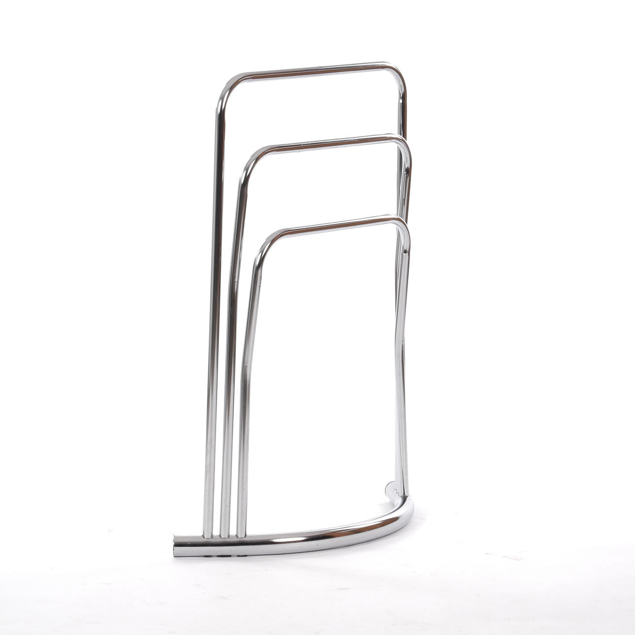 TOWEL RACK, chromed, contemporary.