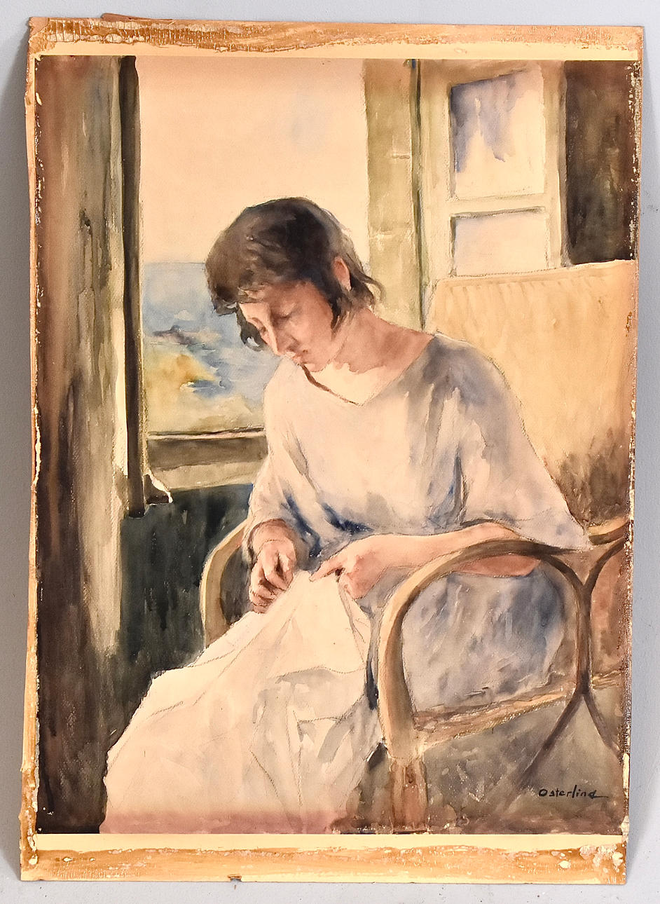 ALLAN ÖSTERLIND. Watercolor.