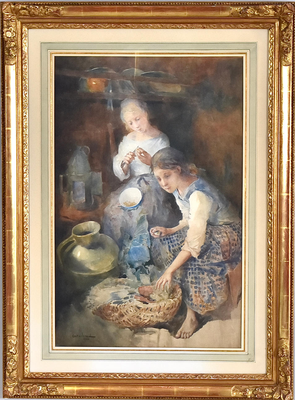 ALLAN ÖSTERLIND. Watercolor.