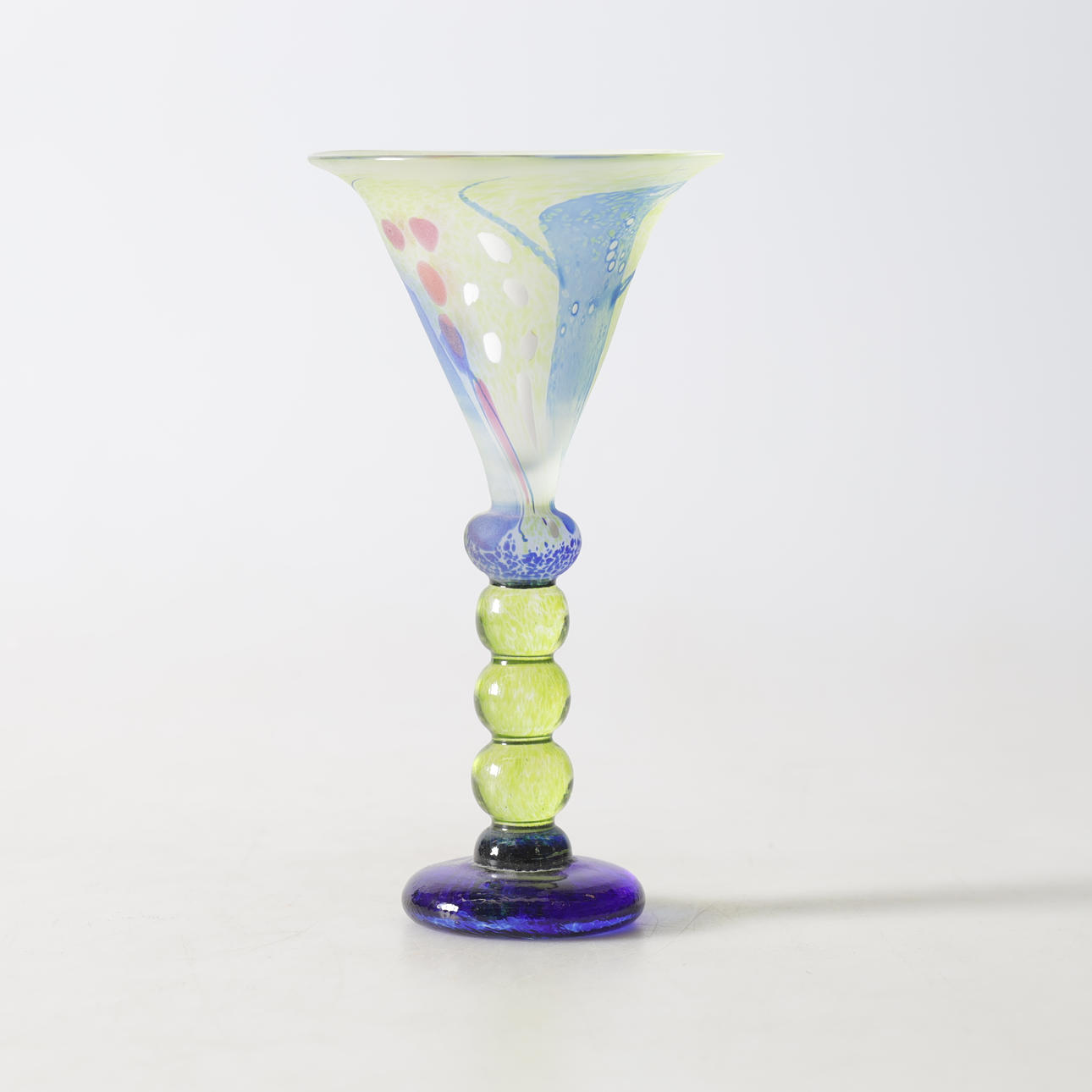 ÅSA BRANDT. pokalglas, glas, egen ateljé, signerad Åsa.