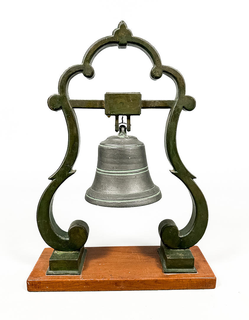 BRASS CLOCK, tin, bronze, wood, Danielssons.