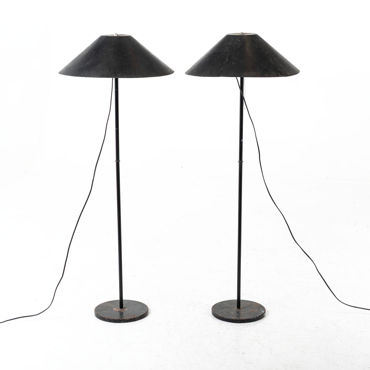 FLOOR LAMPS, a pair, Horn, Denmark.