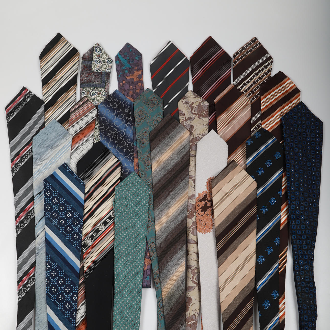 Ties, 22 pieces, 1970-90s.