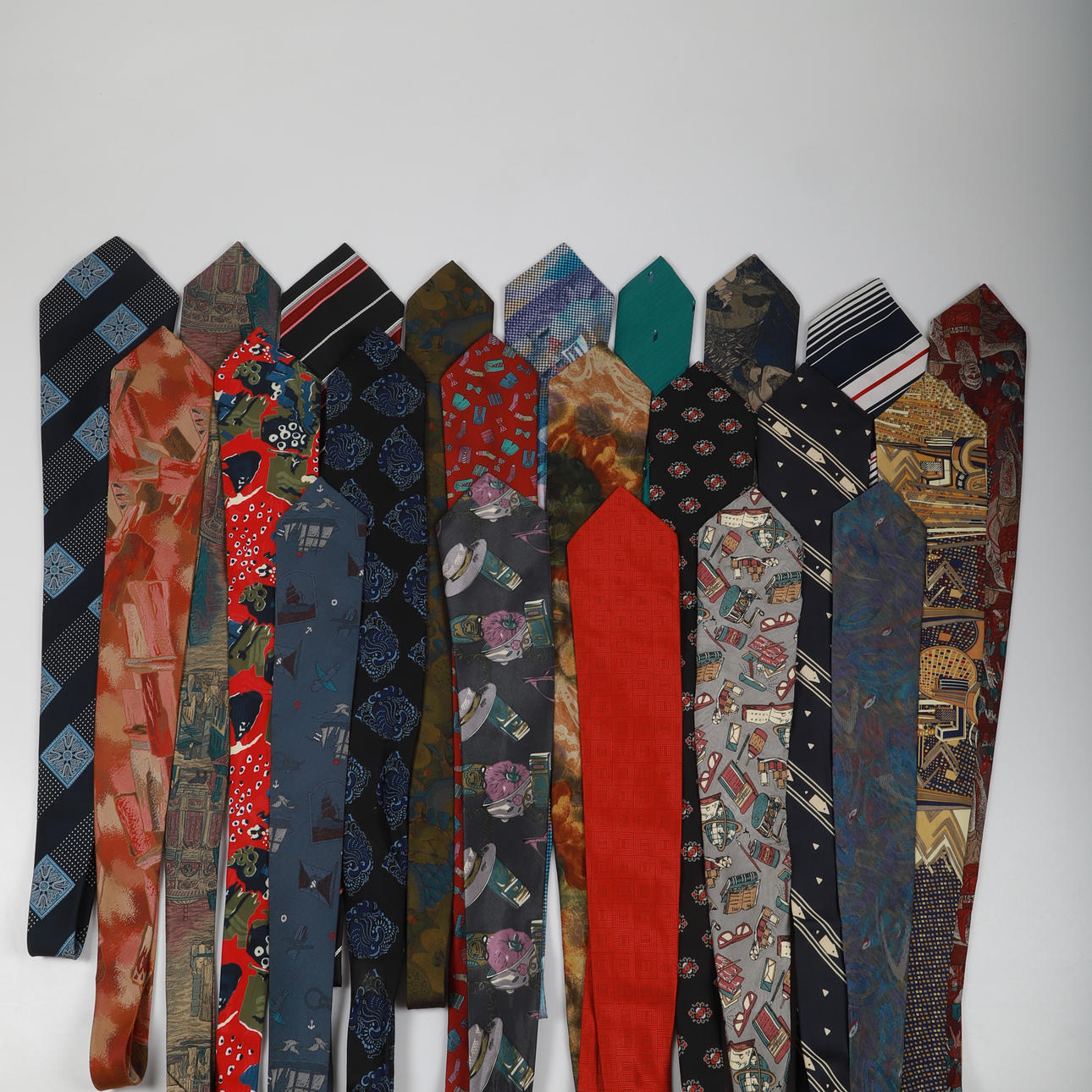 Ties, 22 pieces, 1970-90s.