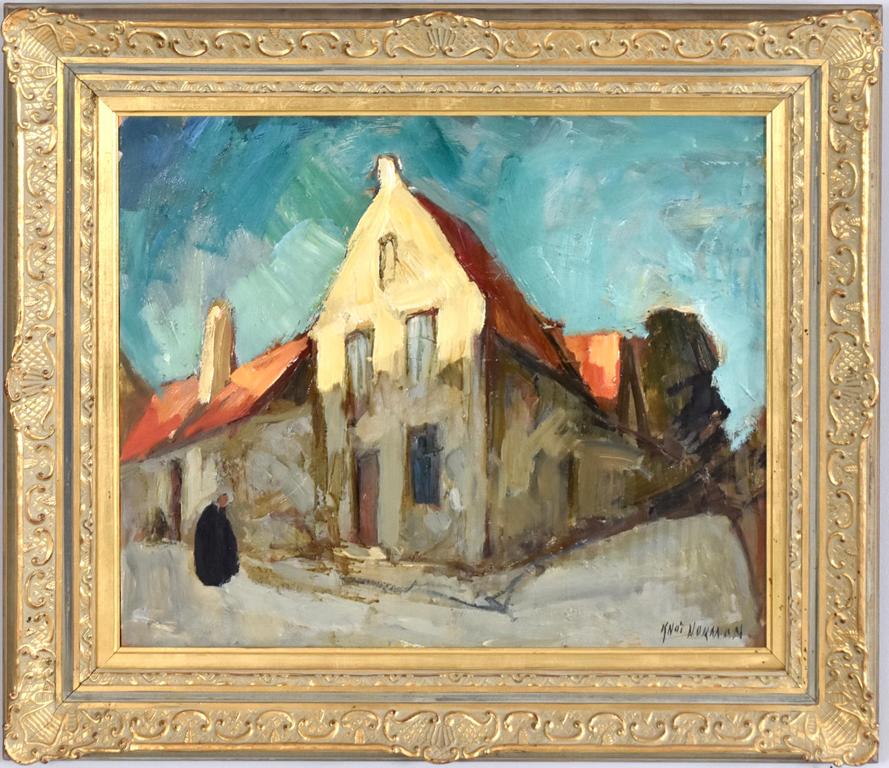 KNUT NORRMAN. Oil on panel.