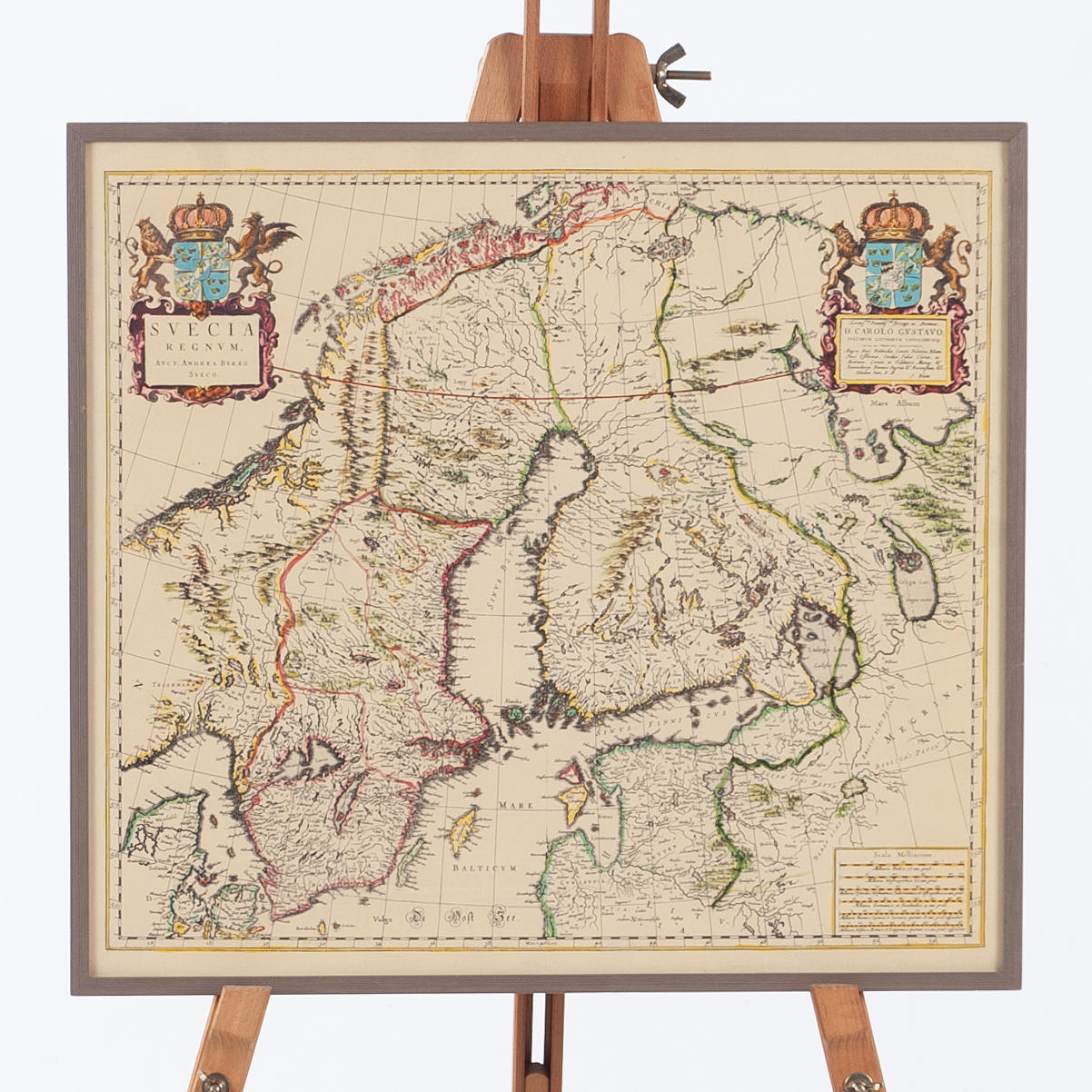 MAP, “Svecia Regnum”, after Andreas Bureus.