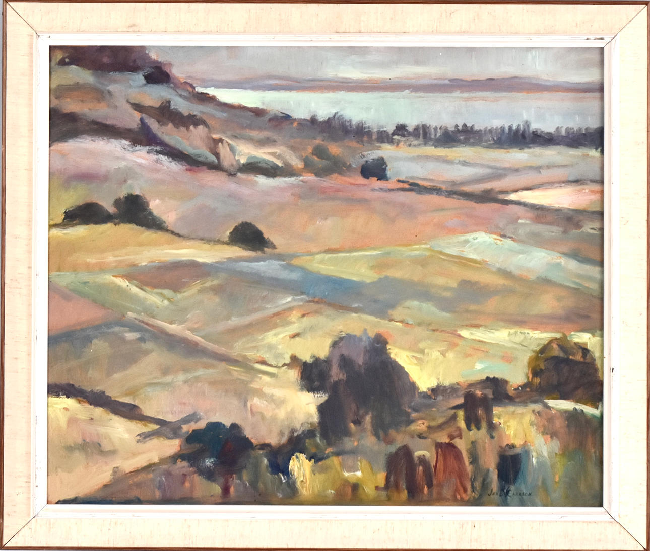 JAN-ERIK CARLSON. Oil on panel.